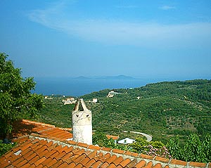 alonissos town house - view
